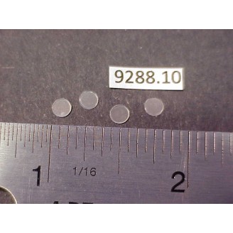 9288-10 - Diesel headlight lens cover, 3.5mm diam., clear - Pkg. 4